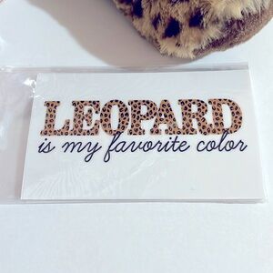 Cheetah sticker decal